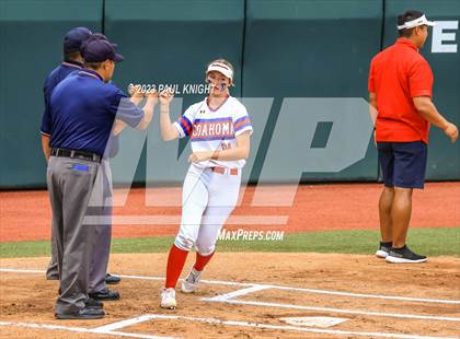 Thumbnail 2 in Coahoma vs. Rains (UIL 3A Softball Semifinal) photogallery.