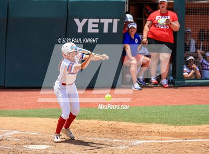 Thumbnail 2 in Coahoma vs. Rains (UIL 3A Softball Semifinal) photogallery.