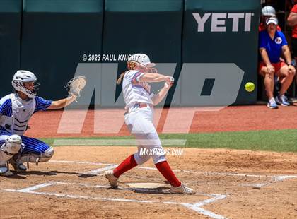 Thumbnail 1 in Coahoma vs. Rains (UIL 3A Softball Semifinal) photogallery.