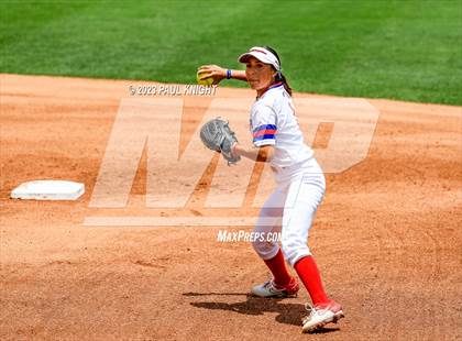 Thumbnail 2 in Coahoma vs. Rains (UIL 3A Softball Semifinal) photogallery.
