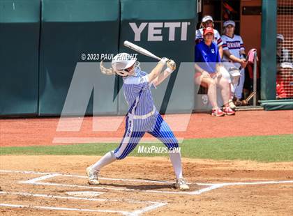 Thumbnail 2 in Coahoma vs. Rains (UIL 3A Softball Semifinal) photogallery.