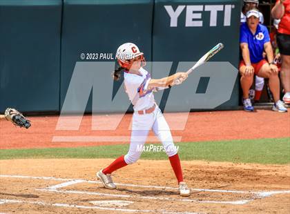 Thumbnail 2 in Coahoma vs. Rains (UIL 3A Softball Semifinal) photogallery.
