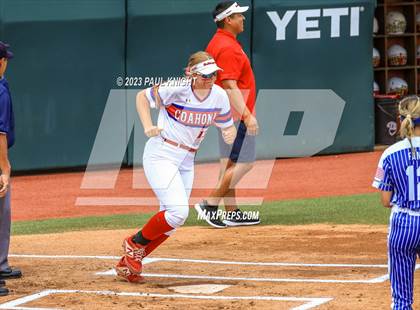 Thumbnail 2 in Coahoma vs. Rains (UIL 3A Softball Semifinal) photogallery.