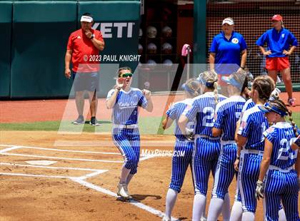 Thumbnail 2 in Coahoma vs. Rains (UIL 3A Softball Semifinal) photogallery.