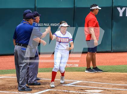 Thumbnail 1 in Coahoma vs. Rains (UIL 3A Softball Semifinal) photogallery.