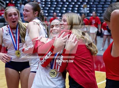 Thumbnail 2 in Wimberley vs. Randall (UIL 4A Volleyball Division II Final) photogallery.
