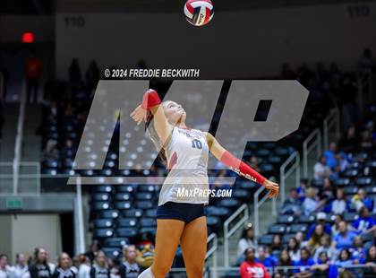 Thumbnail 1 in Wimberley vs. Randall (UIL 4A Volleyball Division II Final) photogallery.
