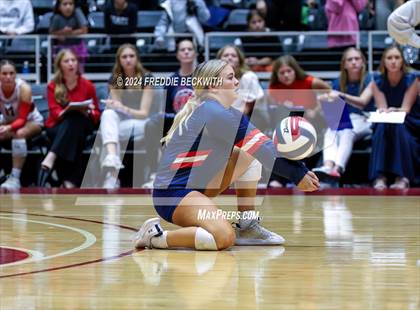 Thumbnail 1 in Wimberley vs. Randall (UIL 4A Volleyball Division II Final) photogallery.