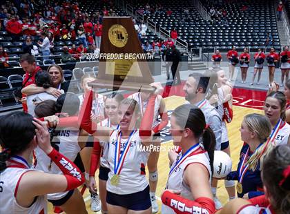Thumbnail 3 in Wimberley vs. Randall (UIL 4A Volleyball Division II Final) photogallery.