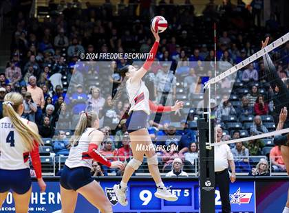 Thumbnail 2 in Wimberley vs. Randall (UIL 4A Volleyball Division II Final) photogallery.