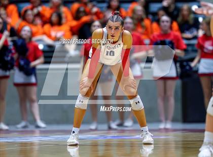 Thumbnail 2 in Wimberley vs. Randall (UIL 4A Volleyball Division II Final) photogallery.