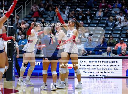 Thumbnail 1 in Wimberley vs. Randall (UIL 4A Volleyball Division II Final) photogallery.