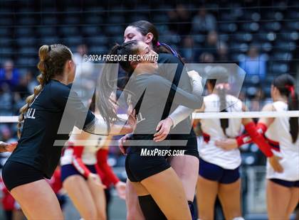 Thumbnail 3 in Wimberley vs. Randall (UIL 4A Volleyball Division II Final) photogallery.