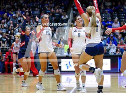 Thumbnail 1 in Wimberley vs. Randall (UIL 4A Volleyball Division II Final) photogallery.