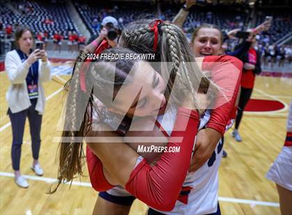 Thumbnail 1 in Wimberley vs. Randall (UIL 4A Volleyball Division II Final) photogallery.