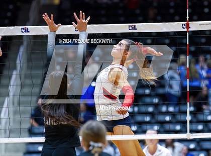 Thumbnail 1 in Wimberley vs. Randall (UIL 4A Volleyball Division II Final) photogallery.