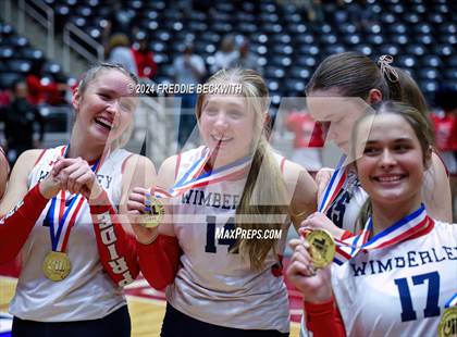 Thumbnail 3 in Wimberley vs. Randall (UIL 4A Volleyball Division II Final) photogallery.