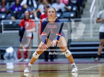 Thumbnail 3 in Wimberley vs. Randall (UIL 4A Volleyball Division II Final) photogallery.