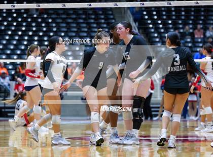 Thumbnail 3 in Wimberley vs. Randall (UIL 4A Volleyball Division II Final) photogallery.