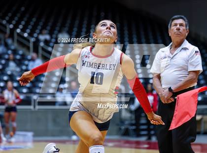 Thumbnail 3 in Wimberley vs. Randall (UIL 4A Volleyball Division II Final) photogallery.