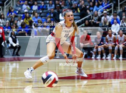 Thumbnail 2 in Wimberley vs. Randall (UIL 4A Volleyball Division II Final) photogallery.