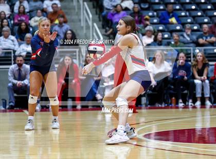 Thumbnail 3 in Wimberley vs. Randall (UIL 4A Volleyball Division II Final) photogallery.