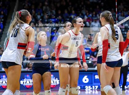 Thumbnail 1 in Wimberley vs. Randall (UIL 4A Volleyball Division II Final) photogallery.