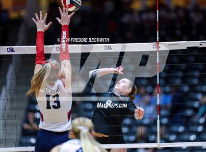 Thumbnail 2 in Wimberley vs. Randall (UIL 4A Volleyball Division II Final) photogallery.