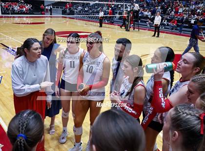 Thumbnail 3 in Wimberley vs. Randall (UIL 4A Volleyball Division II Final) photogallery.