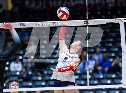 Thumbnail 2 in Wimberley vs. Randall (UIL 4A Volleyball Division II Final) photogallery.
