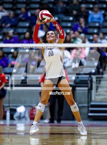 Thumbnail 3 in Wimberley vs. Randall (UIL 4A Volleyball Division II Final) photogallery.