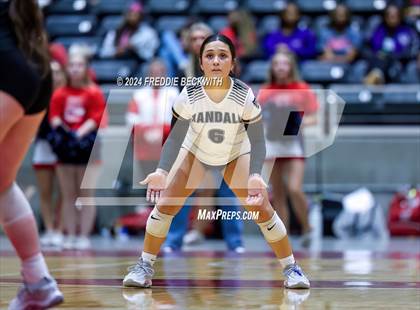 Thumbnail 3 in Wimberley vs. Randall (UIL 4A Volleyball Division II Final) photogallery.