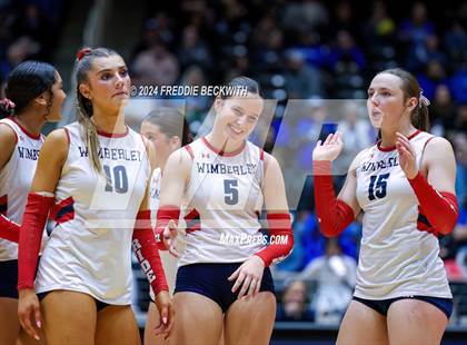 Thumbnail 2 in Wimberley vs. Randall (UIL 4A Volleyball Division II Final) photogallery.