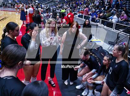 Thumbnail 3 in Wimberley vs. Randall (UIL 4A Volleyball Division II Final) photogallery.