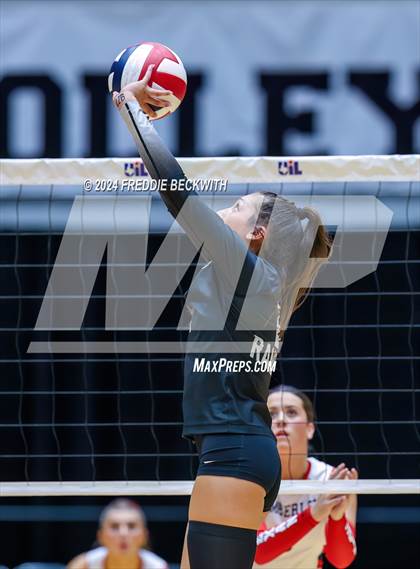 Thumbnail 3 in Wimberley vs. Randall (UIL 4A Volleyball Division II Final) photogallery.