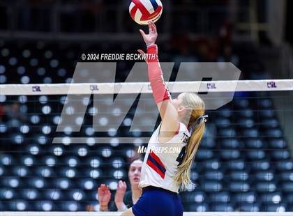 Thumbnail 2 in Wimberley vs. Randall (UIL 4A Volleyball Division II Final) photogallery.
