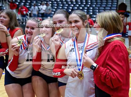 Thumbnail 3 in Wimberley vs. Randall (UIL 4A Volleyball Division II Final) photogallery.