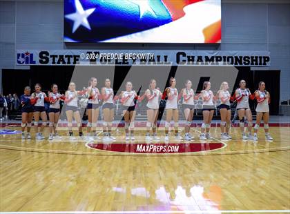 Thumbnail 2 in Wimberley vs. Randall (UIL 4A Volleyball Division II Final) photogallery.