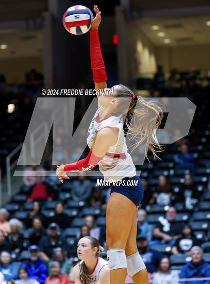 Thumbnail 3 in Wimberley vs. Randall (UIL 4A Volleyball Division II Final) photogallery.