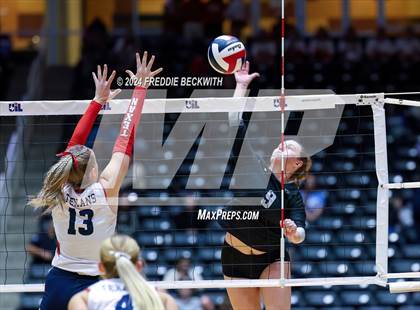 Thumbnail 3 in Wimberley vs. Randall (UIL 4A Volleyball Division II Final) photogallery.