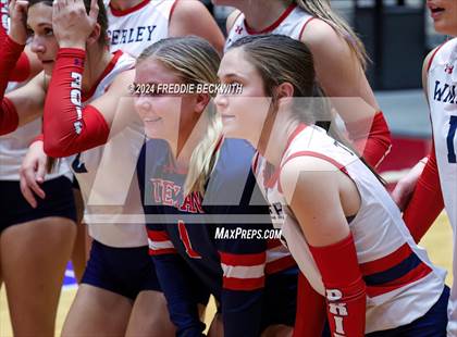 Thumbnail 2 in Wimberley vs. Randall (UIL 4A Volleyball Division II Final) photogallery.