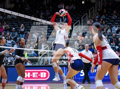 Thumbnail 1 in Wimberley vs. Randall (UIL 4A Volleyball Division II Final) photogallery.
