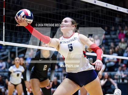 Thumbnail 2 in Wimberley vs. Randall (UIL 4A Volleyball Division II Final) photogallery.
