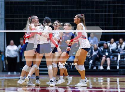 Thumbnail 2 in Wimberley vs. Randall (UIL 4A Volleyball Division II Final) photogallery.