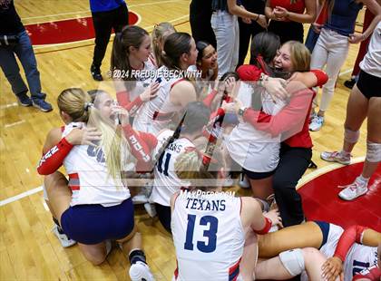 Thumbnail 2 in Wimberley vs. Randall (UIL 4A Volleyball Division II Final) photogallery.