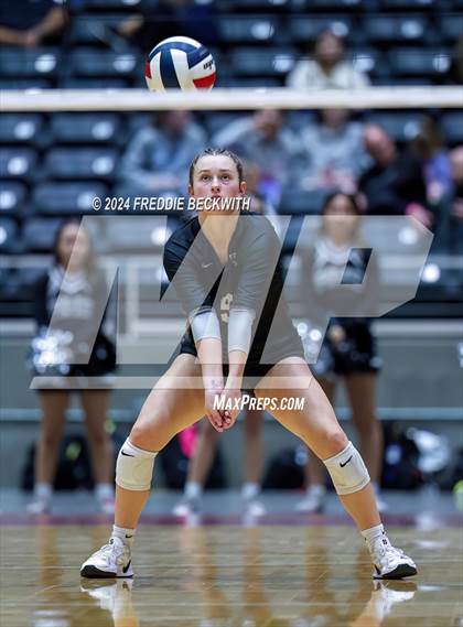 Thumbnail 3 in Wimberley vs. Randall (UIL 4A Volleyball Division II Final) photogallery.