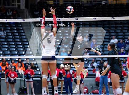Thumbnail 1 in Wimberley vs. Randall (UIL 4A Volleyball Division II Final) photogallery.