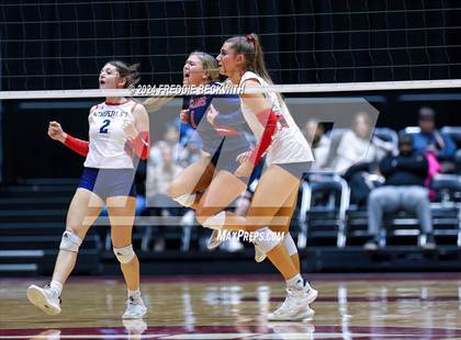 Thumbnail 1 in Wimberley vs. Randall (UIL 4A Volleyball Division II Final) photogallery.