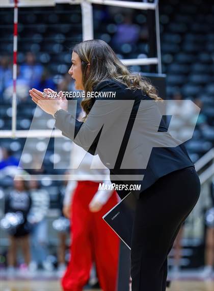Thumbnail 2 in Wimberley vs. Randall (UIL 4A Volleyball Division II Final) photogallery.