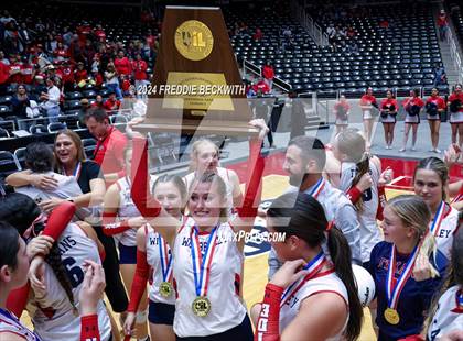 Thumbnail 2 in Wimberley vs. Randall (UIL 4A Volleyball Division II Final) photogallery.